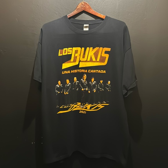 Los Bukis Concert Shirt Medium Una Historia Cantada black T-shirt - Picture 1 of 6